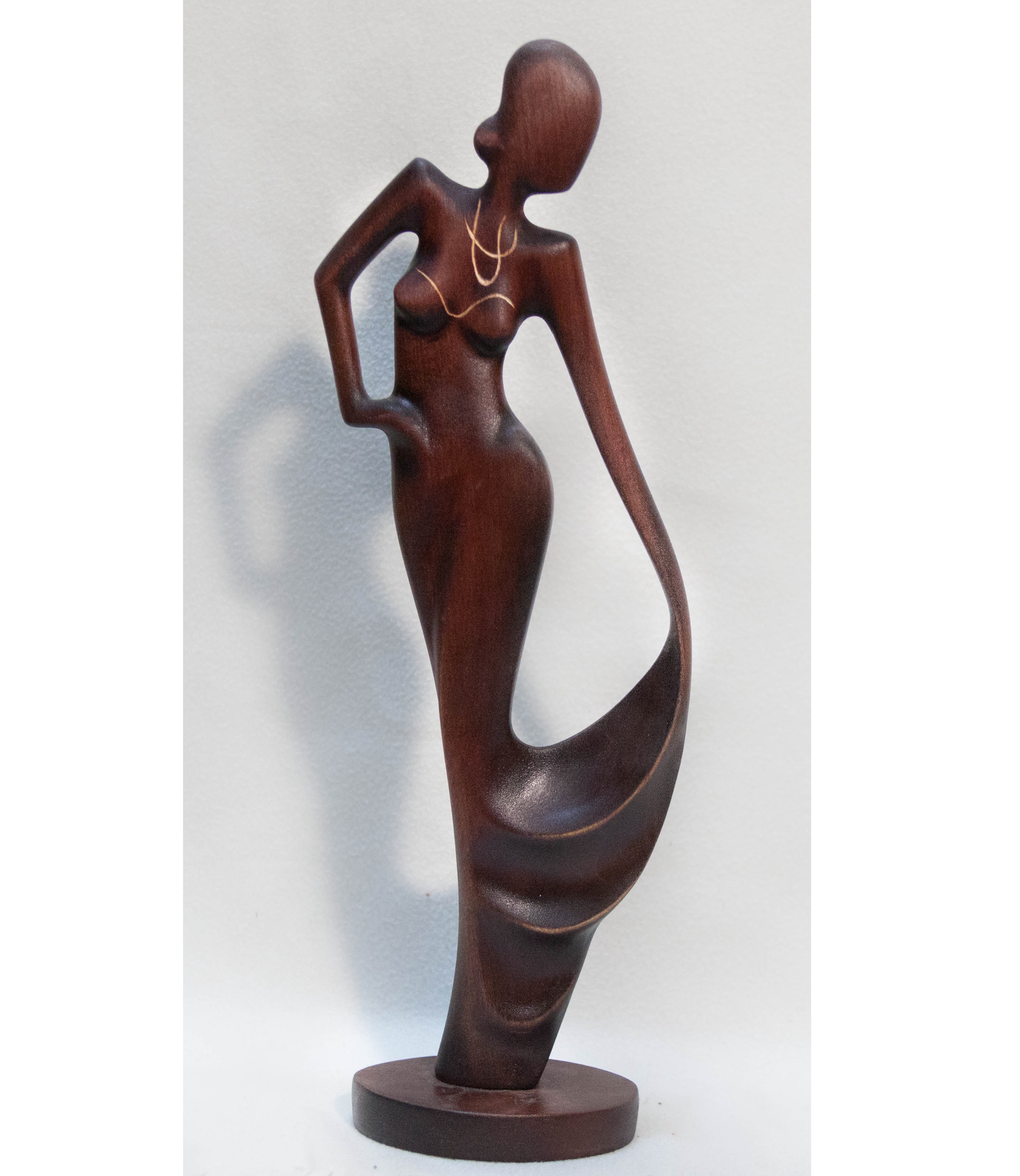 Фигурка девушки. Статуэтка Veronese WS-581. Женские фигурки из дерева. Фигурки девушек из дерева. Фигурка женщины из дерева.
