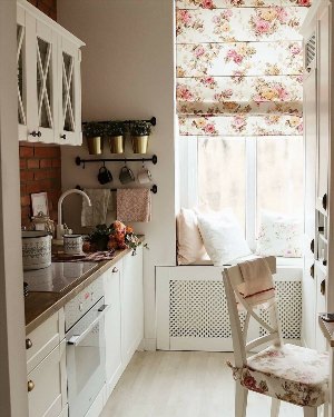 Уютные шторы на кухню