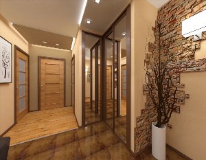Дизайн коридора х комнатной квартире