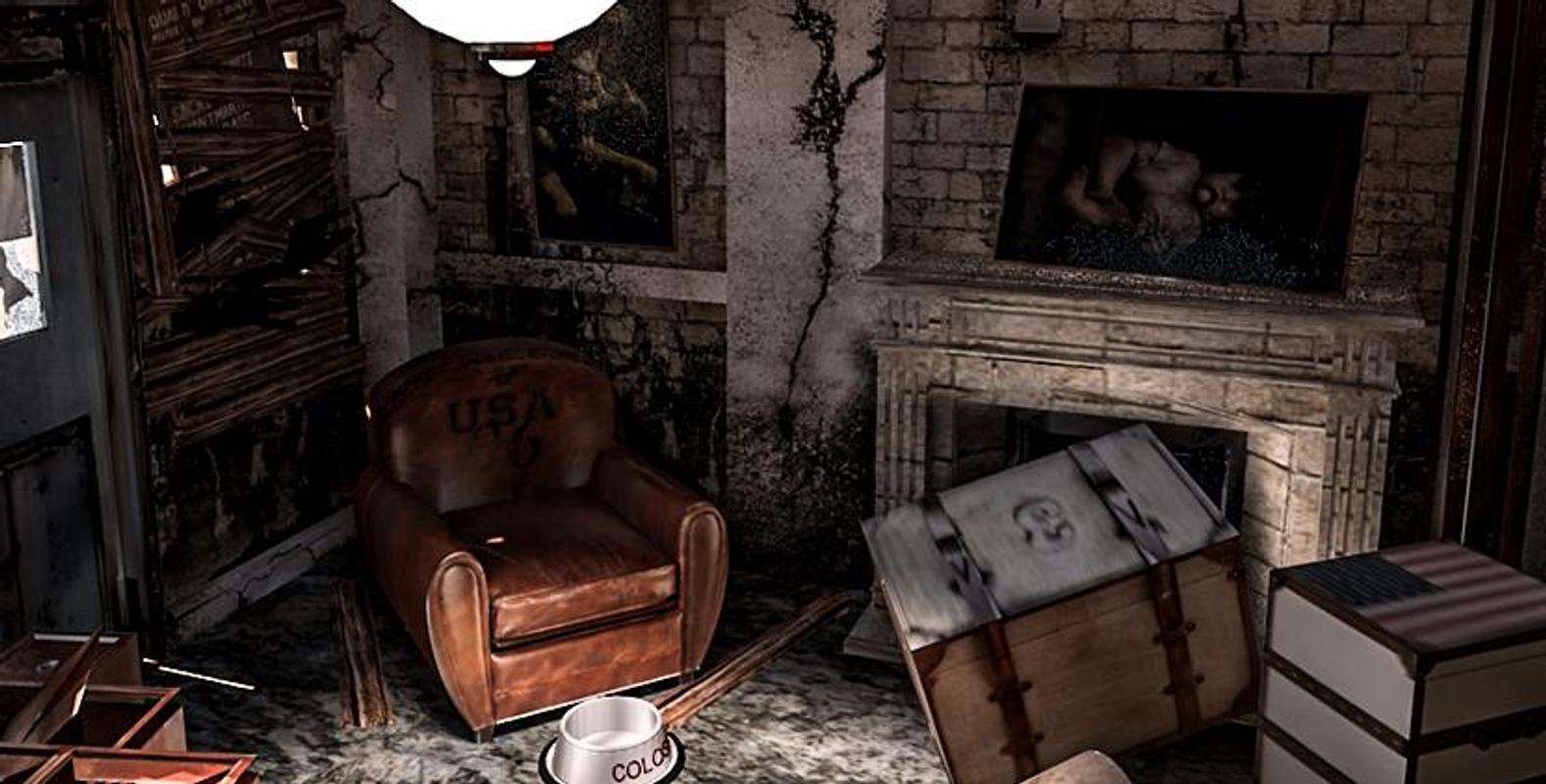 Horror escape games. Кукольная комната ужастик. Кресло качалка в комнате ужастик. Тележка из комнаты ужасов.