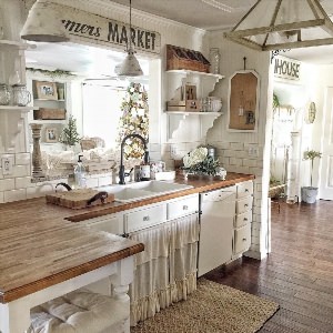 Белая кухня в стиле прованс