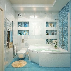 Интересый дизайн ванных комнат
