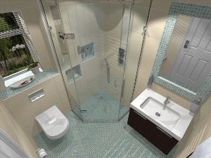 Дизайн ванных комнат с душевой кабиной и туалетом