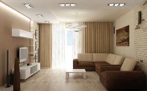 Дизайн гостиных комнат в панельных домах