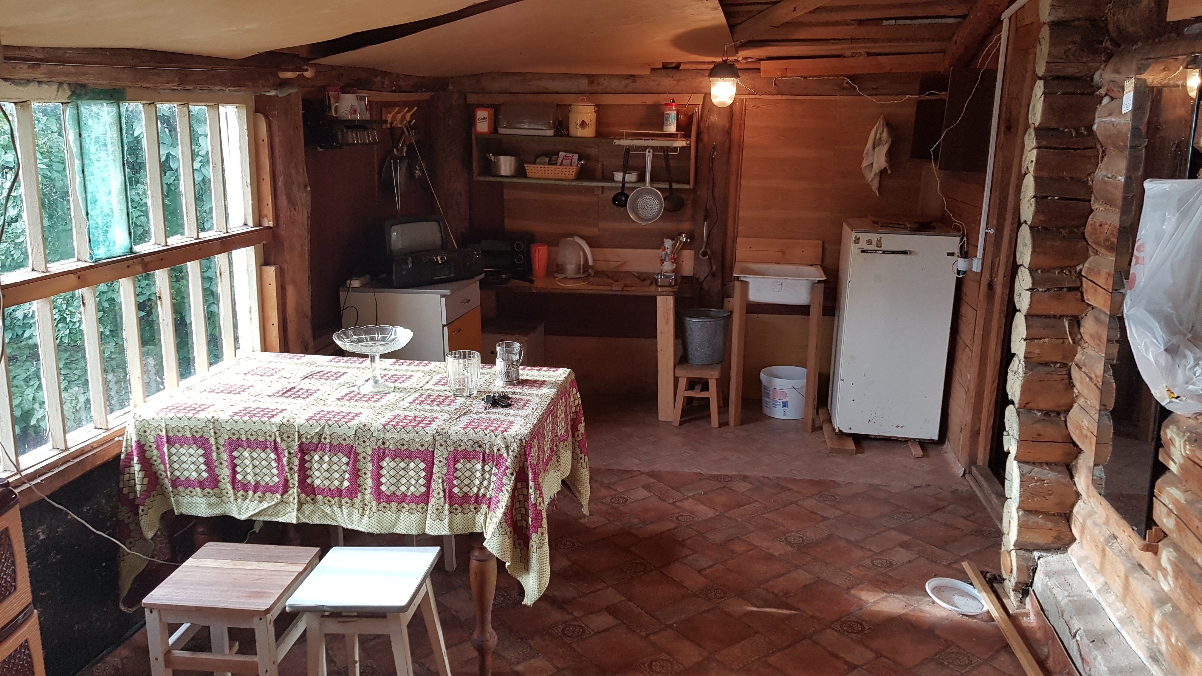 Летняя кухня в деревне