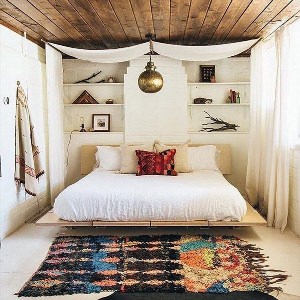 Дизайн спальни в стиле бохо