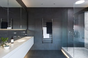 Минималистичный дизайн ванных комнат