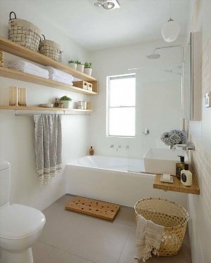 Практичный дизайн ванной комнаты