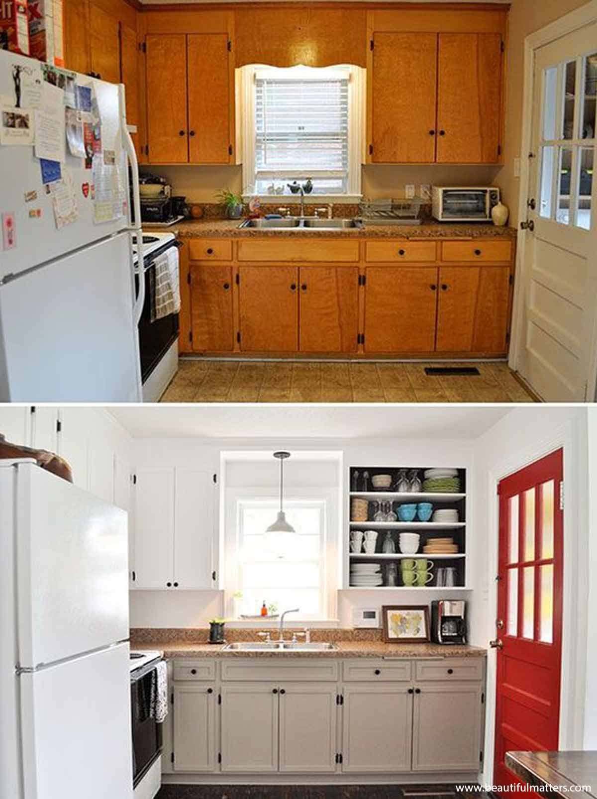 Старинные кухонные шкафы - 65 фото