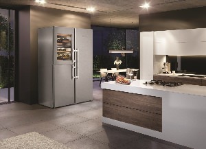 Дизайн кухонь с большими холодильниками