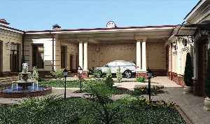 Узбекский одноэтажный дом