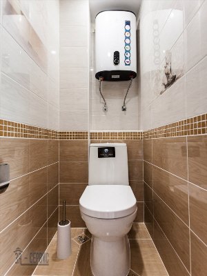 Дизайн стандартного туалета в панельном доме