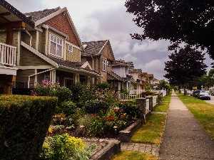 Американские улицы с частными домами