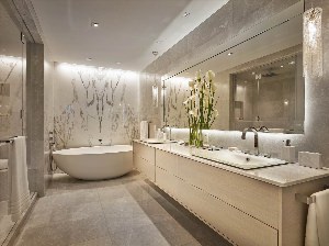 Дизайн светлой ванной